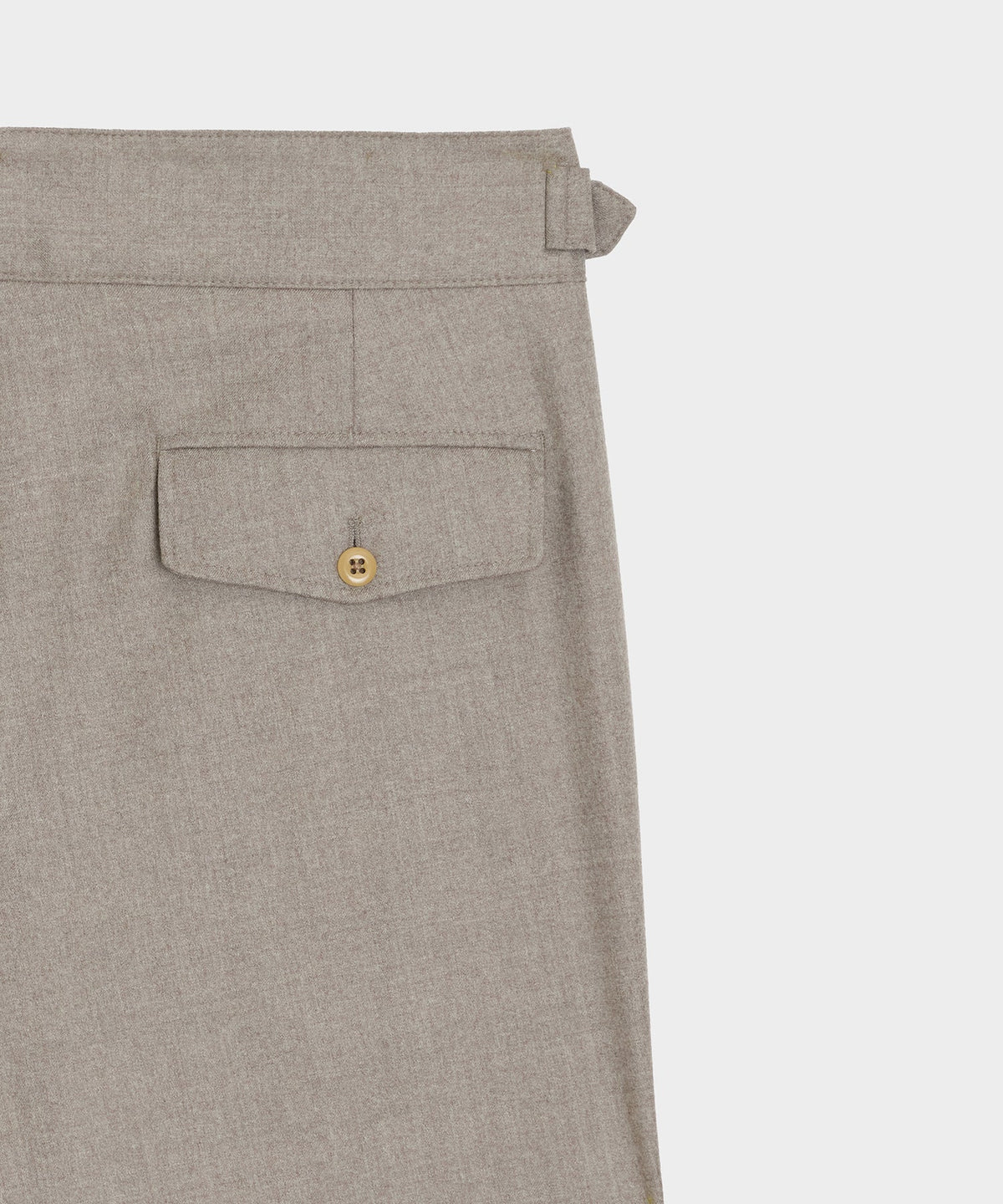 Todd Snyder Italian Flannel Gurkha Trouser - Taupe