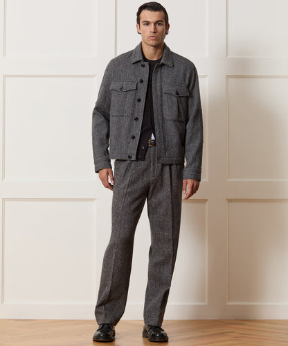 Todd Snyder Donegal Military Overshirt - Charcoal