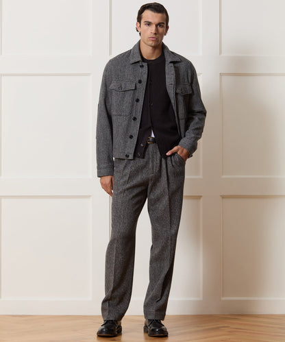 Todd Snyder Donegal Military Overshirt - Charcoal