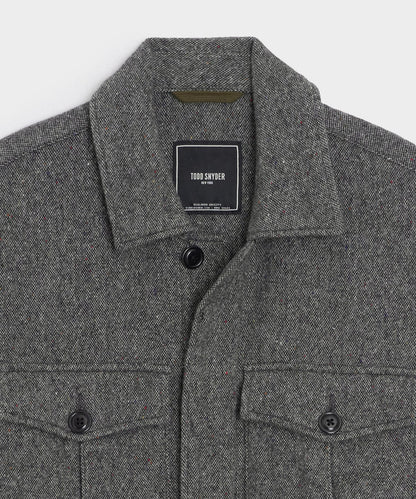 Todd Snyder Donegal Military Overshirt - Charcoal