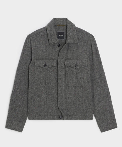 Todd Snyder Donegal Military Overshirt - Charcoal