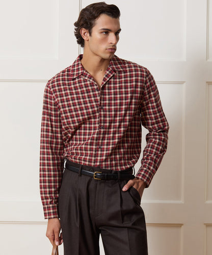 Todd Snyder Portuguese Flannel Shirt - Red