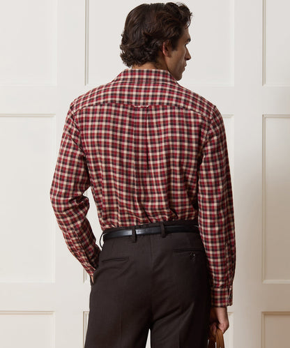 Todd Snyder Portuguese Flannel Shirt - Red