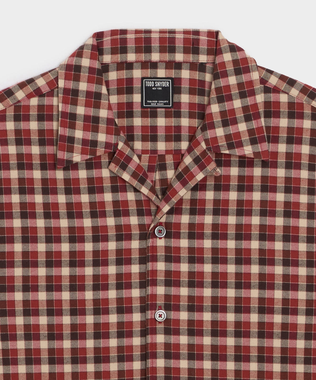 Todd Snyder Portuguese Flannel Shirt - Red