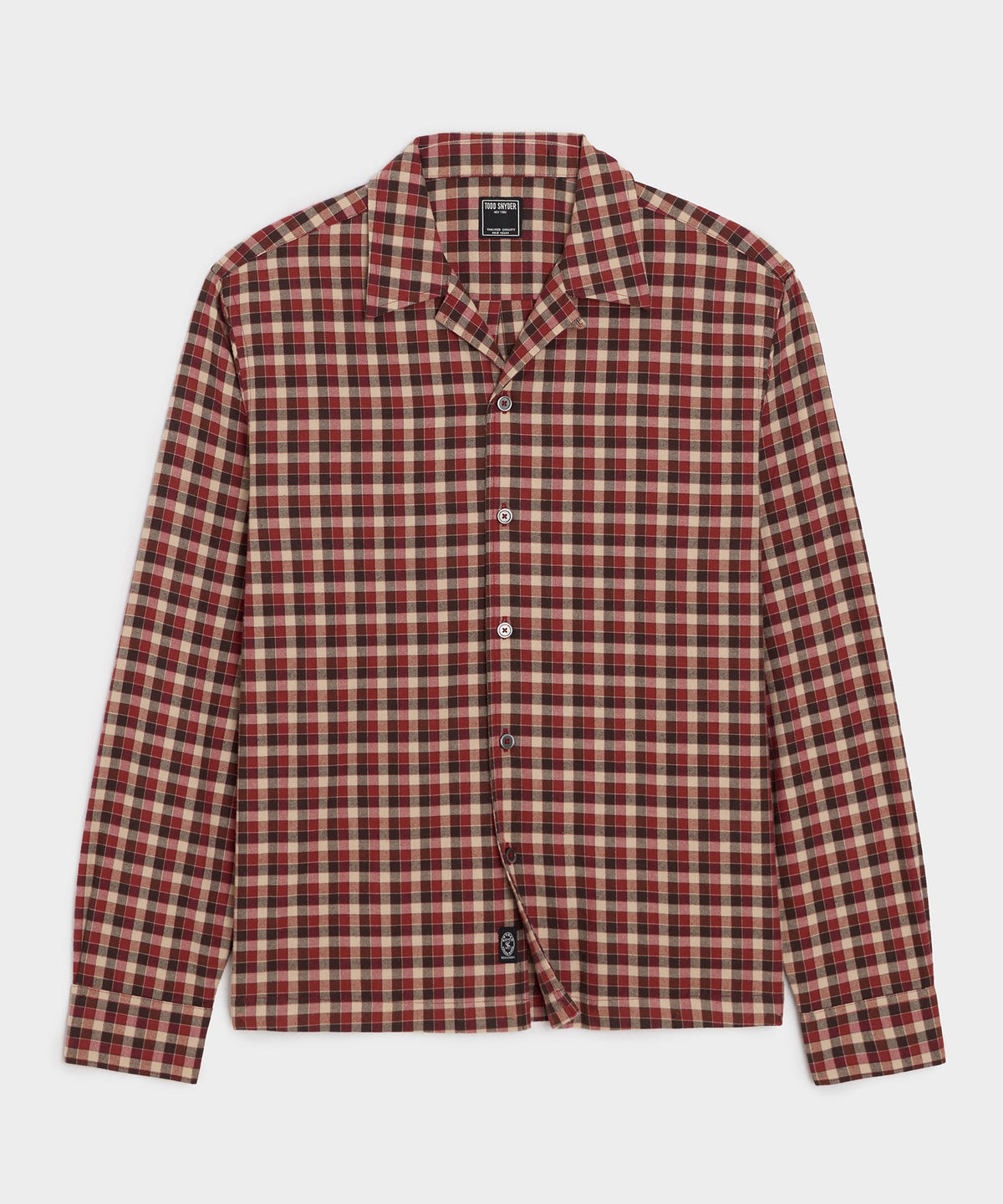 Todd Snyder Portuguese Flannel Shirt - Red