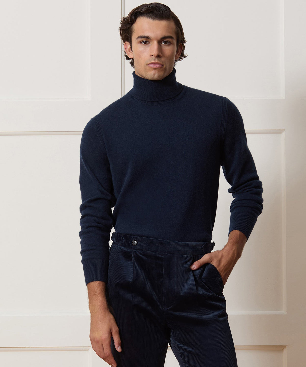 Todd Snyder Cashmere Turtleneck - Navy