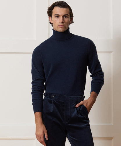 Todd Snyder Cashmere Turtleneck - Navy
