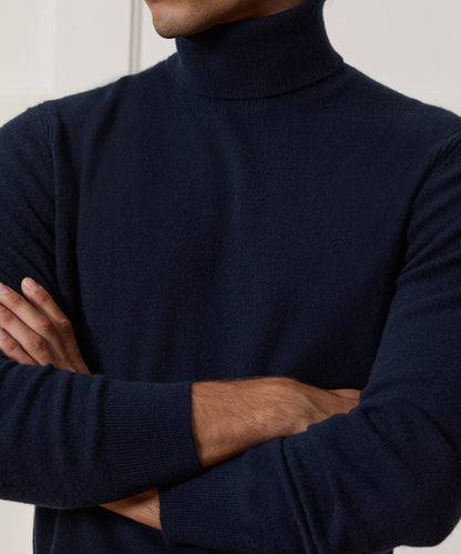 Todd Snyder Cashmere Turtleneck - Navy