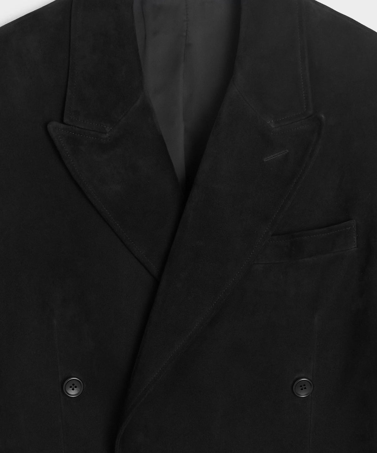 Todd Snyder Italian Suede Sport Coat - Black