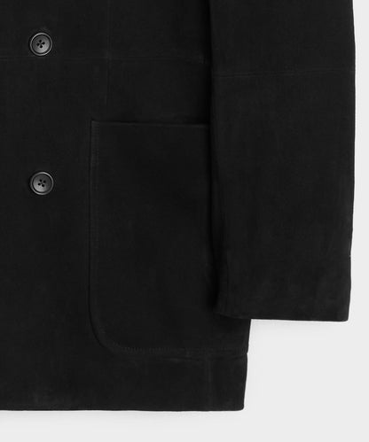 Todd Snyder Italian Suede Sport Coat - Black