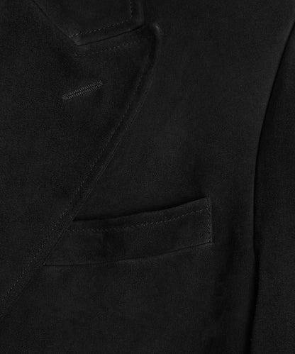 Todd Snyder Italian Suede Sport Coat - Black