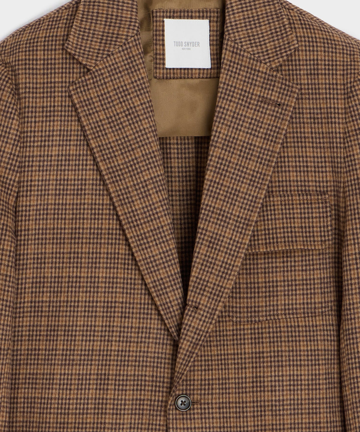Todd Snyder Italian Guncheck Upland Jacket - Orange
