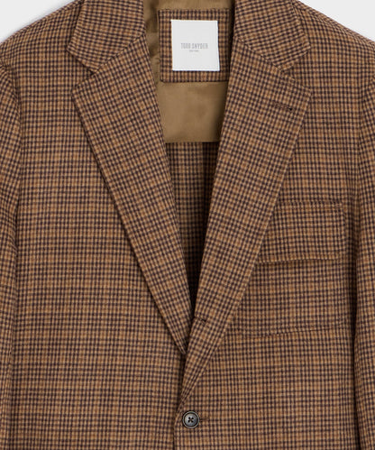 Todd Snyder Italian Guncheck Upland Jacket - Orange