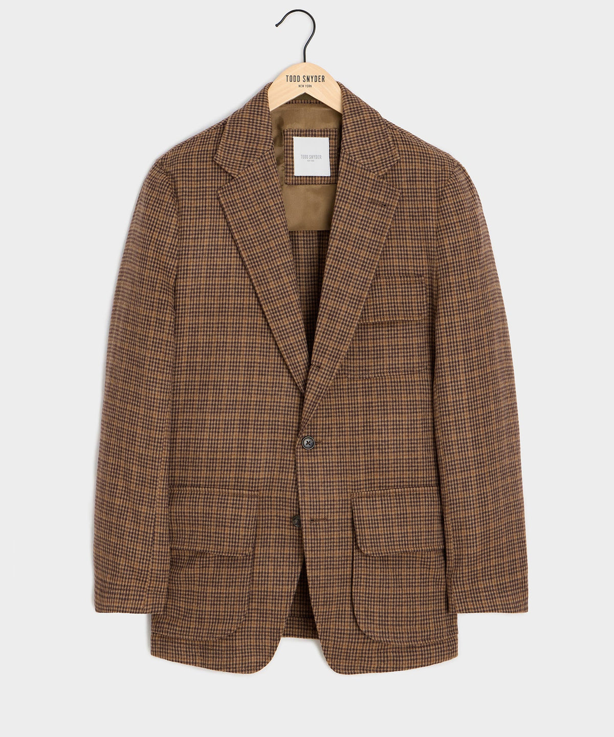 Todd Snyder Italian Guncheck Upland Jacket - Orange