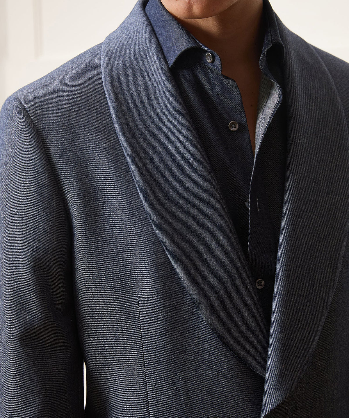Todd Snyder Italian Cashmere Dayshawl Jacket - Indigo