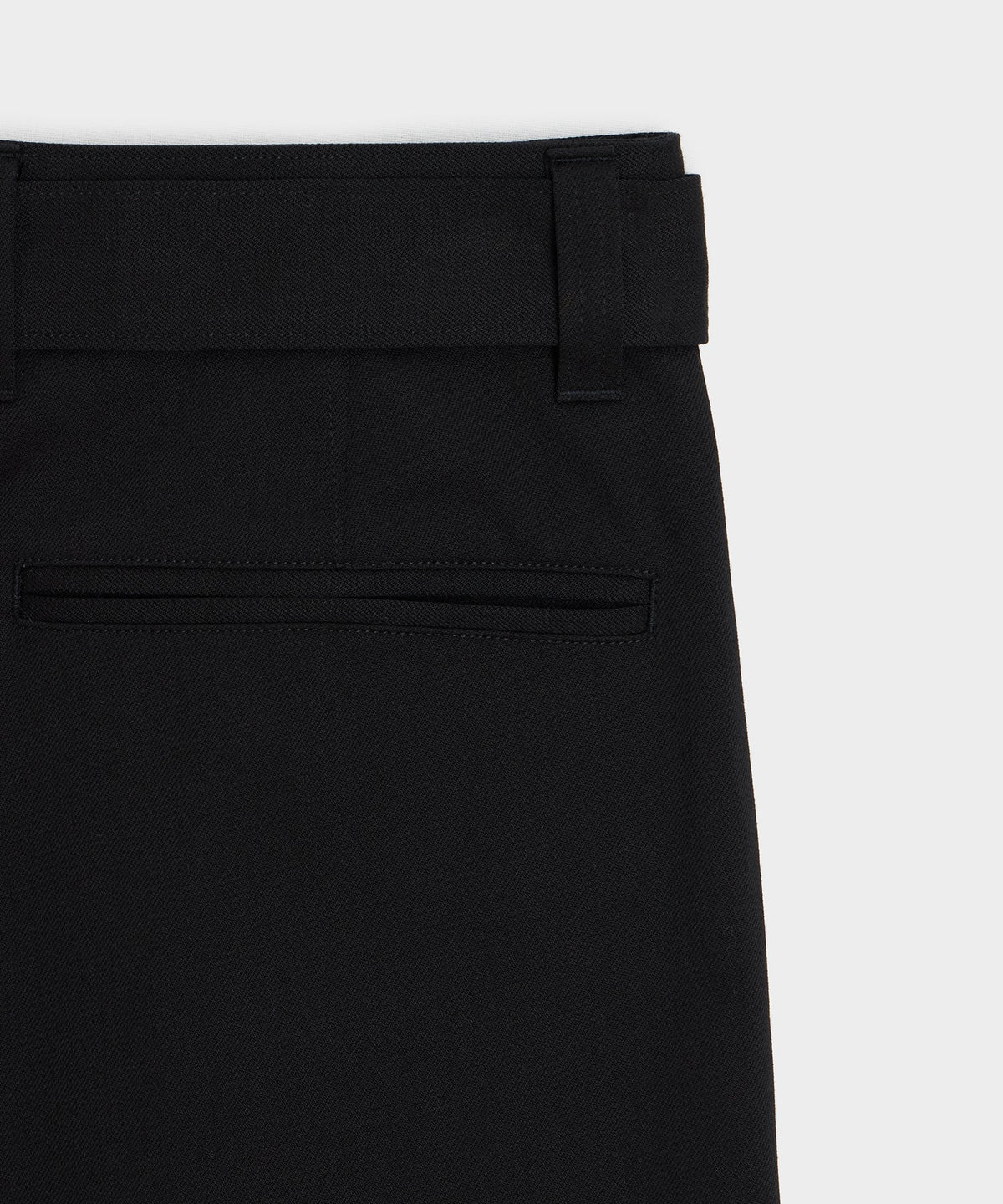 Todd Snyder Italian Belted Barrel Pant - Black