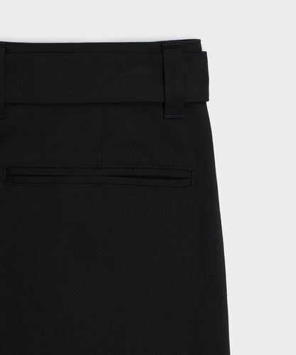 Todd Snyder Italian Belted Barrel Pant - Black