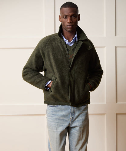 Todd Snyder Barbour Fleece Transport Jacket - Sage
