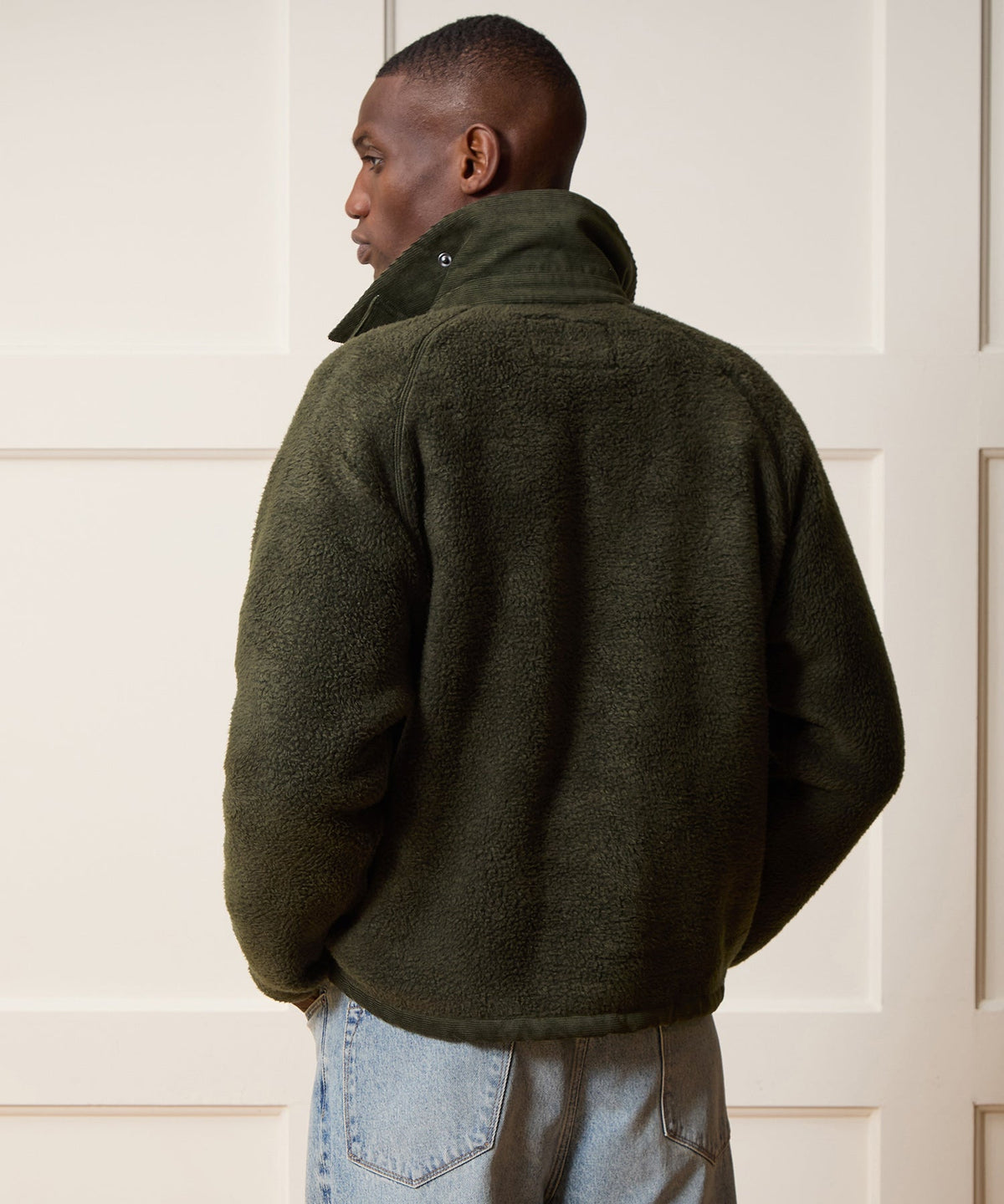 Todd Snyder Barbour Fleece Transport Jacket - Sage