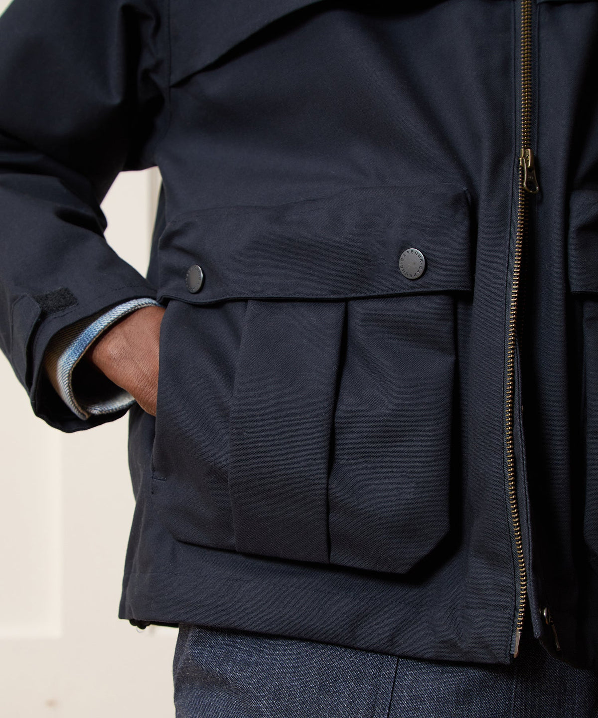 Todd Snyder Barbour Waterproof Ursula Jacket - Navy