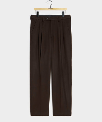 Todd Snyder Italian Cashmere Wythe Trouser - Dark Brown