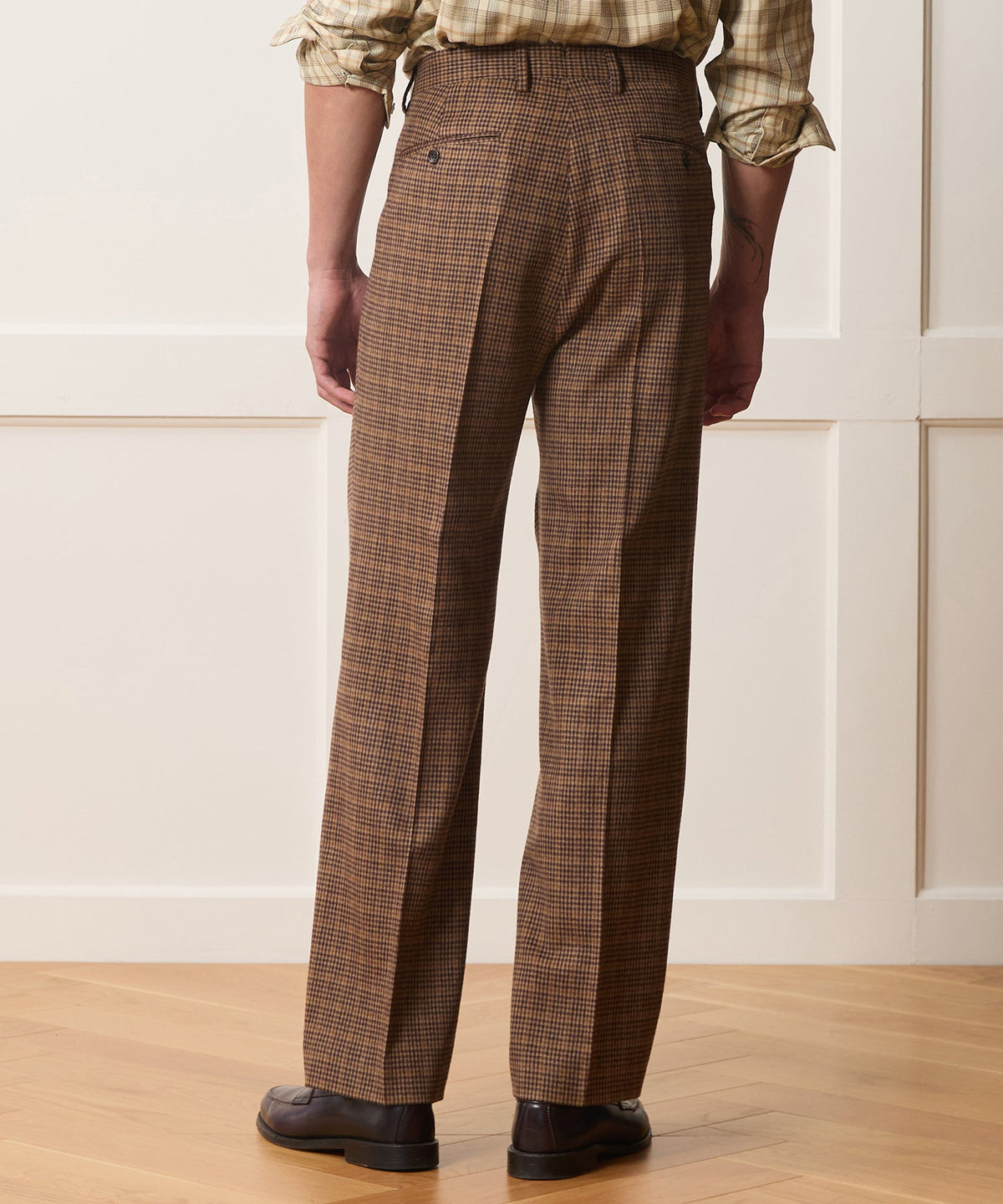 Todd Snyder Italian Guncheck Wythe Trouser - Orange