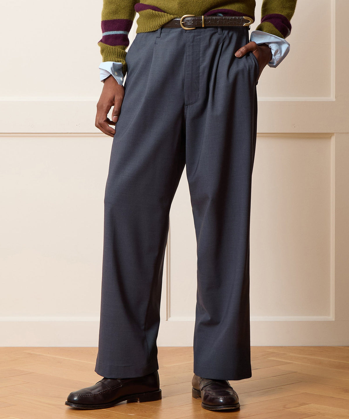 Todd Snyder Italian Bedford Pant - Indigo