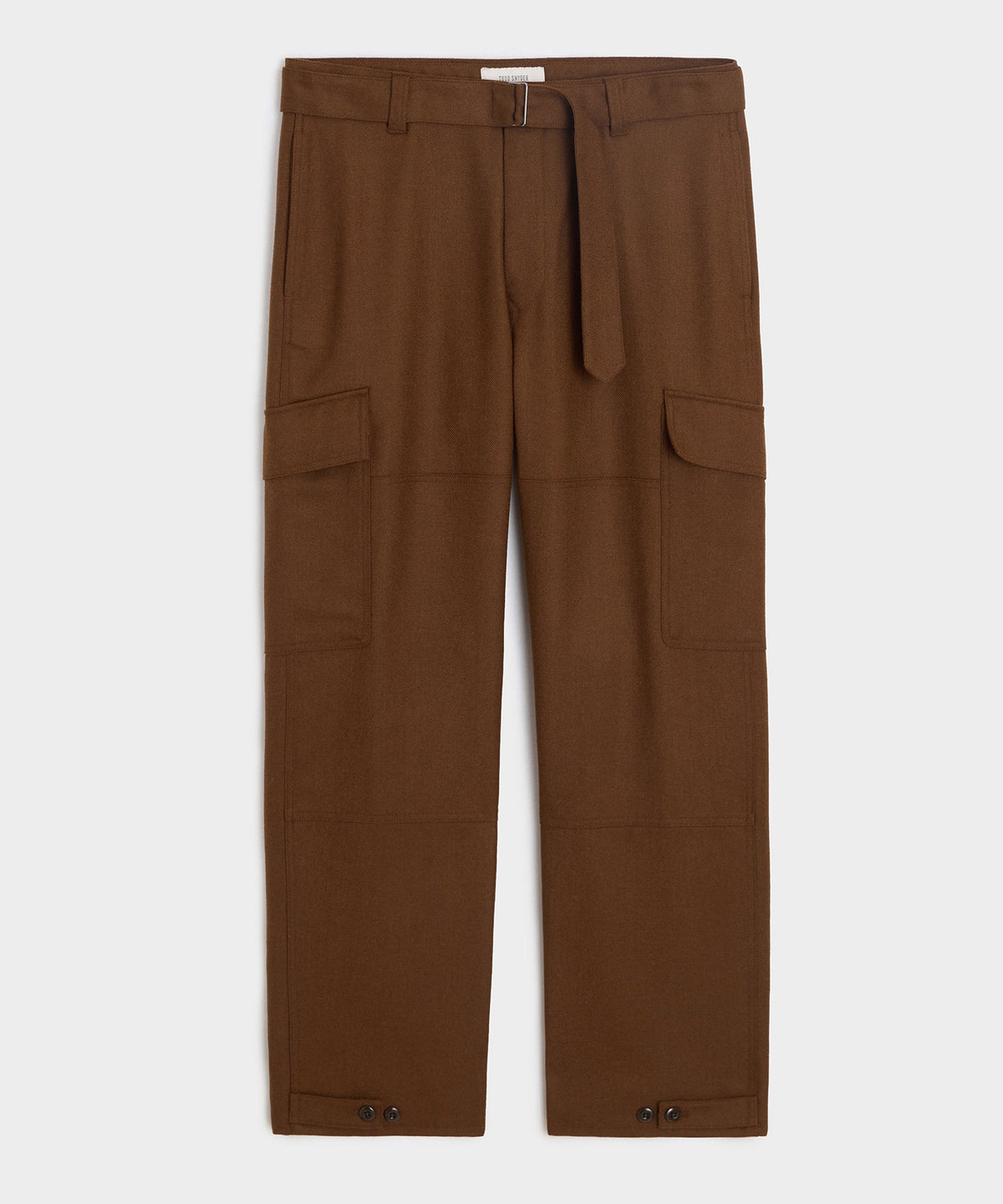 Todd Snyder Italian Belted Cargo Pant - Brown