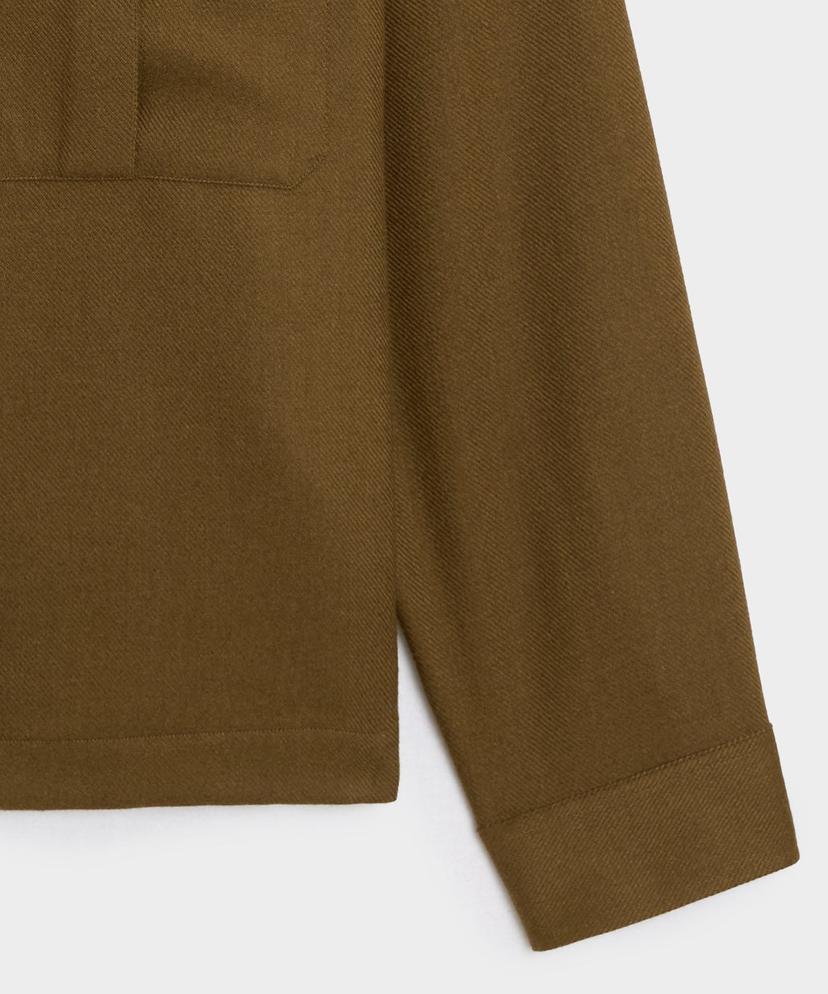Todd Snyder Italian Wool Overshirt - Bronze