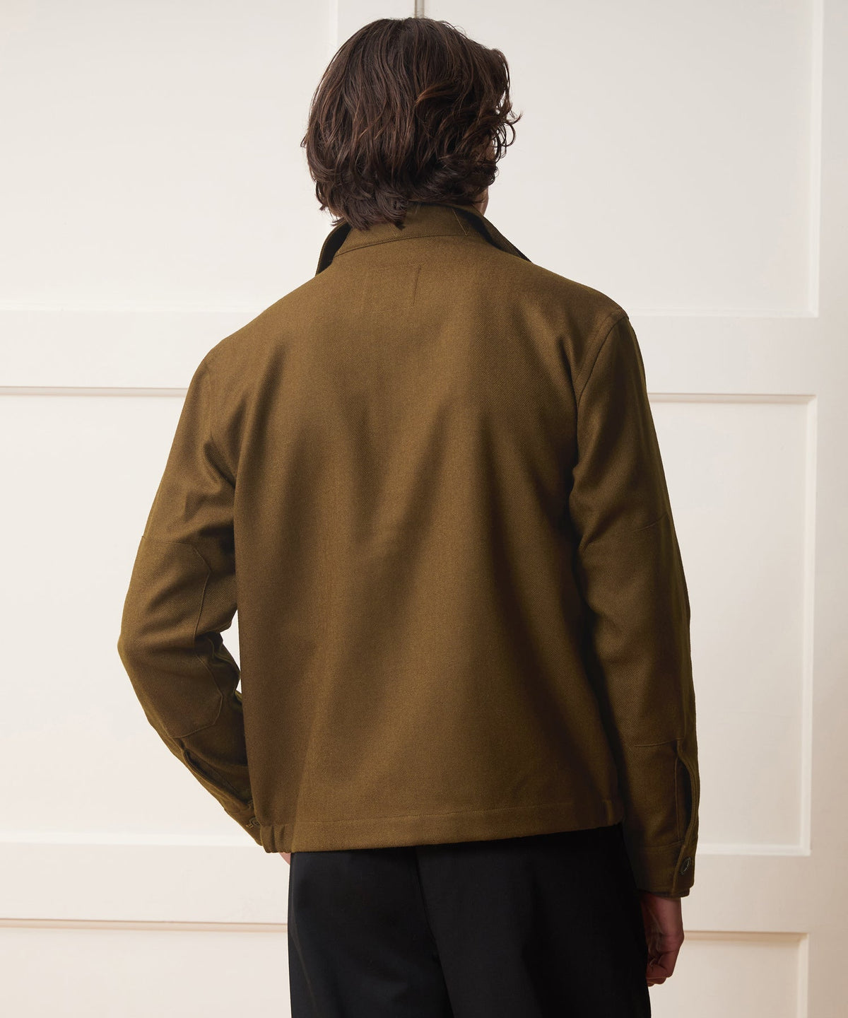 Todd Snyder Italian Wool Overshirt - Bronze