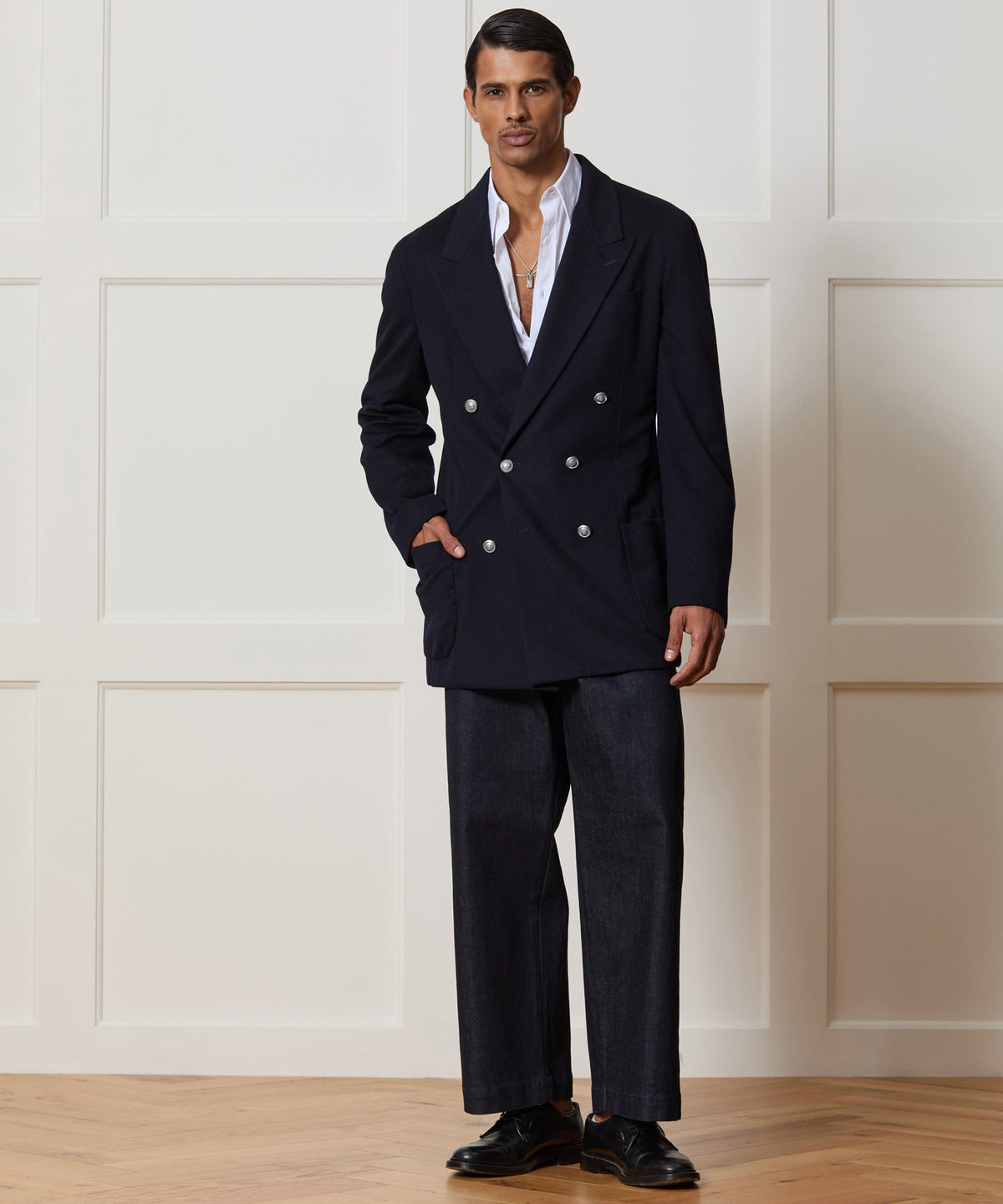 Todd Snyder Denim Big Pant - Blue
