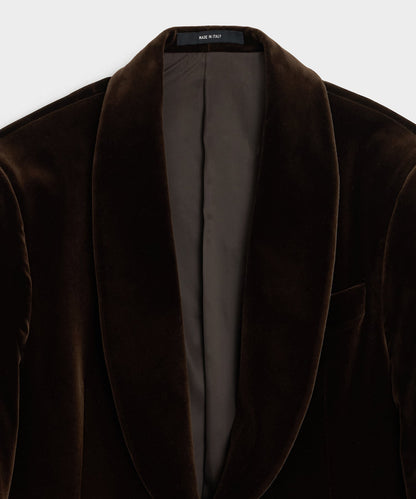 Todd Snyder Italian Velvet Dinner Jacket - Brown