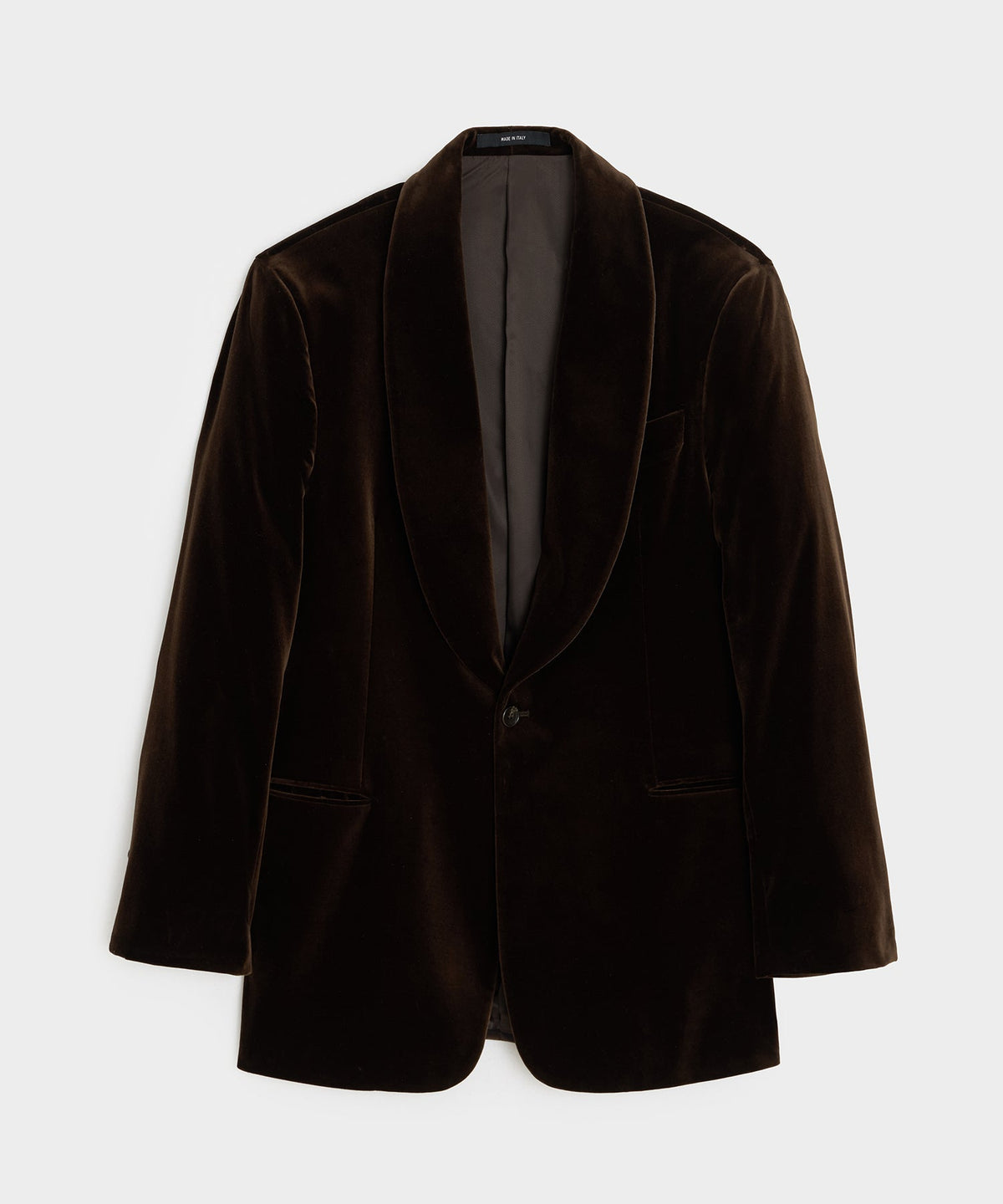 Todd Snyder Italian Velvet Dinner Jacket - Brown