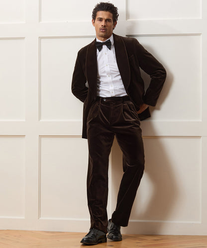 Todd Snyder Italian Velvet Wythe Trouser - Brown