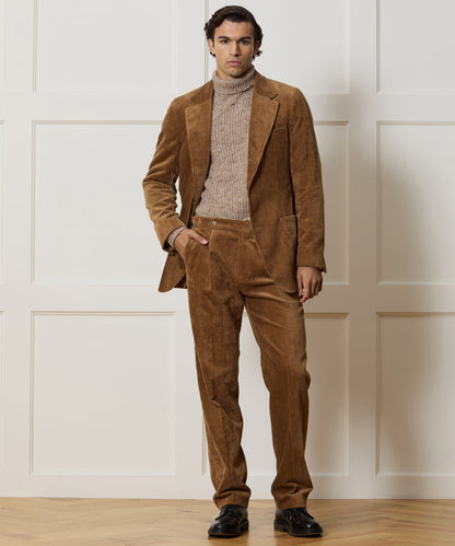 Todd Snyder Italian Wide Wale Corduroy Side Tab Trouser - Brown