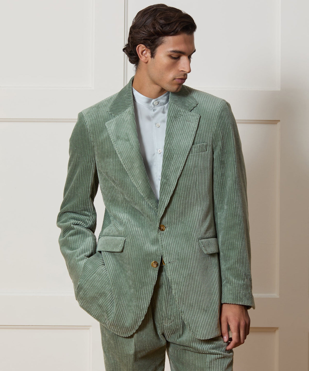 Todd Snyder Italian Corduroy Wythe Jacket - Mint