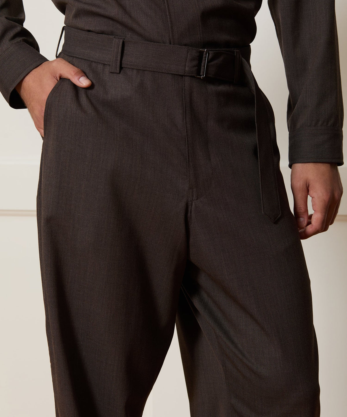Todd Snyder Italian Cavalry Twill Utility Trouser - Brown