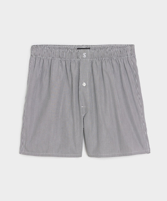 Todd Snyder Portuguese Cotton Boxers - Black