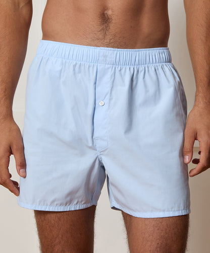 Todd Snyder Portuguese Cotton Boxers - Cornflower