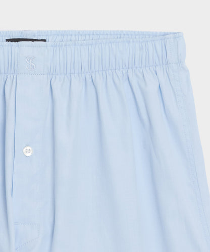Todd Snyder Portuguese Cotton Boxers - Cornflower