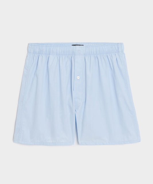 Todd Snyder Portuguese Cotton Boxers - Cornflower