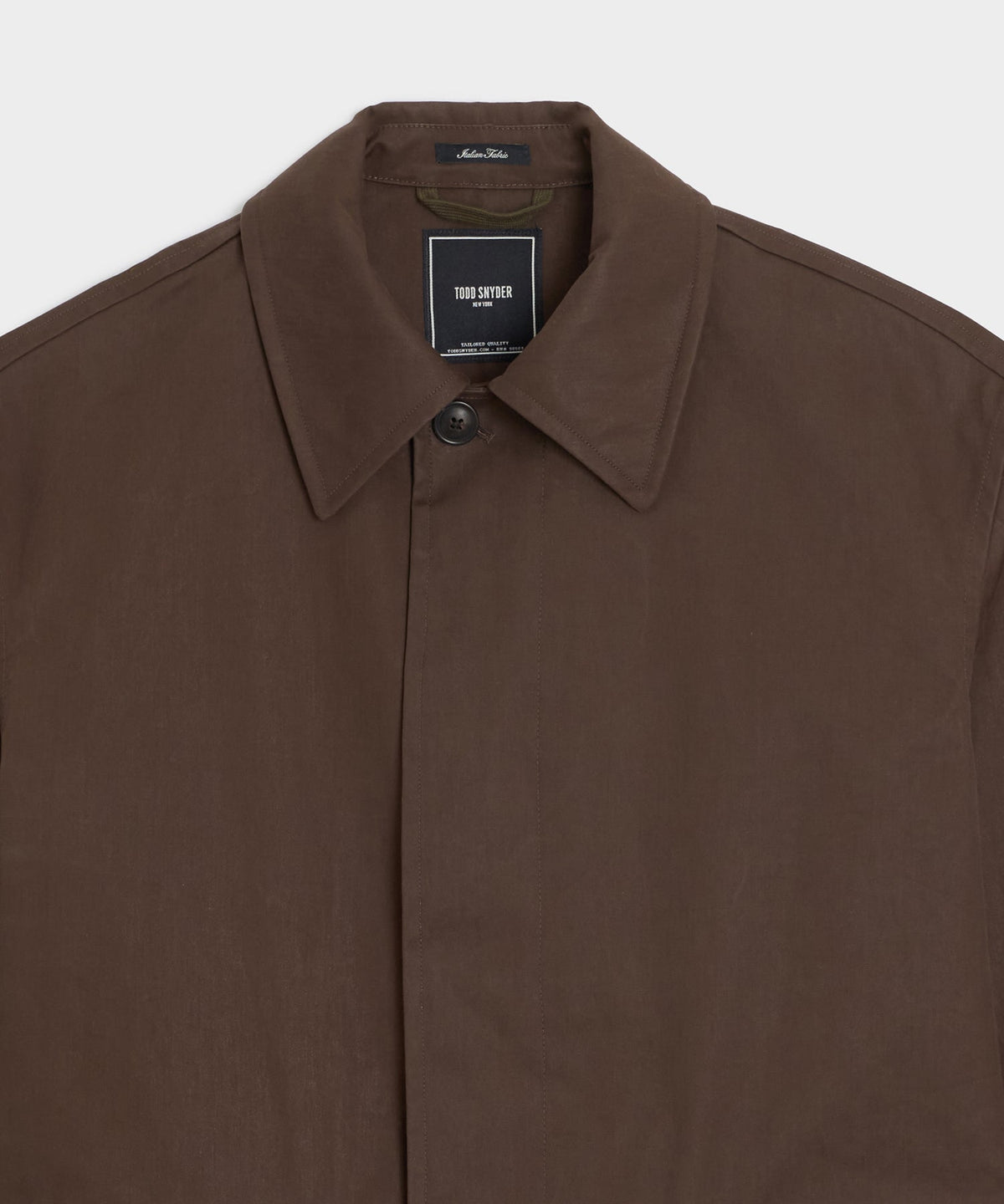 Todd Snyder Italian Cotton Trench Coat - Brown