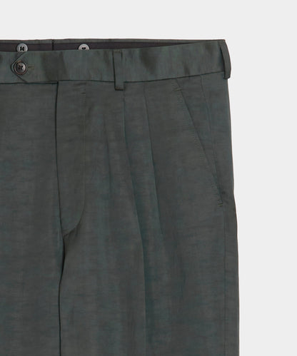 Todd Snyder Italian Satin Wythe Trouser - Emerald Green