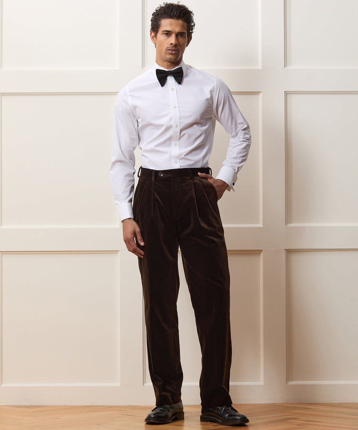 Todd Snyder Italian Velvet Wythe Trouser - Brown