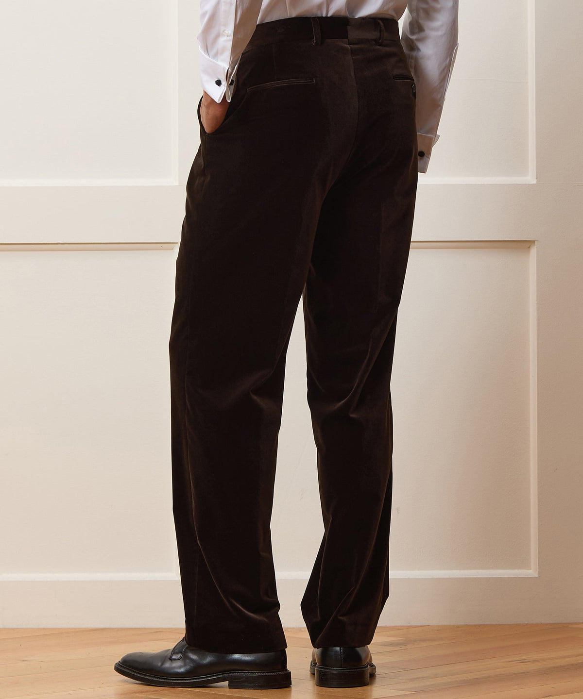 Todd Snyder Italian Velvet Wythe Trouser - Brown