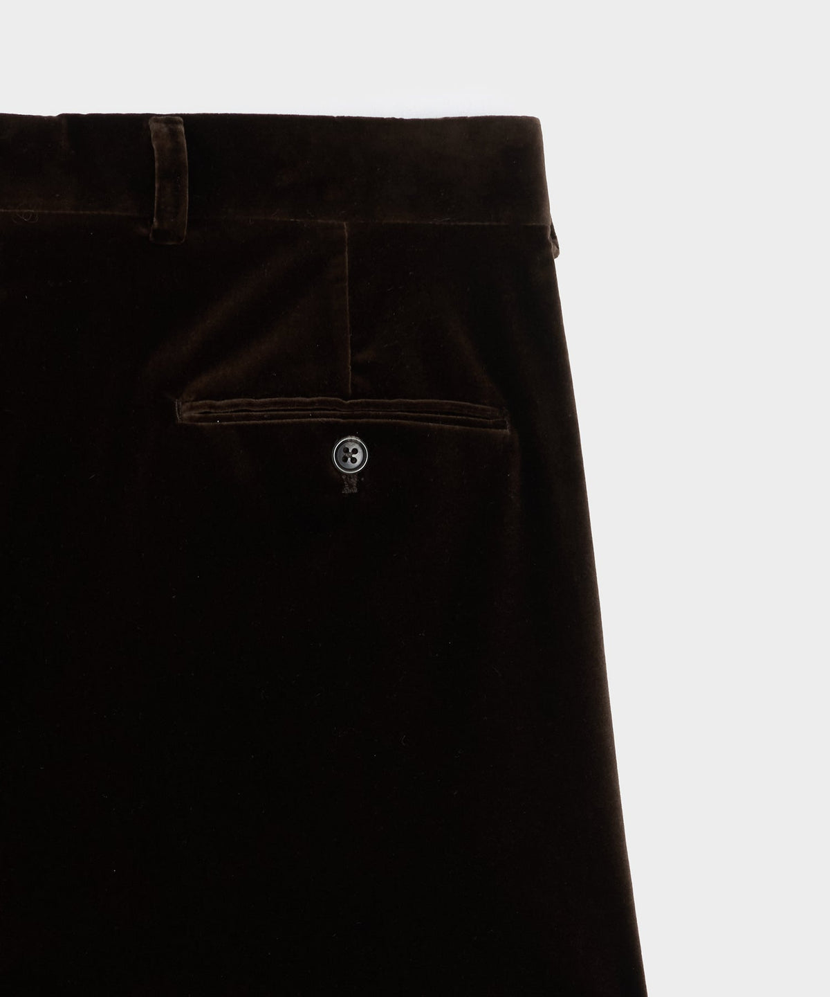 Todd Snyder Italian Velvet Wythe Trouser - Brown