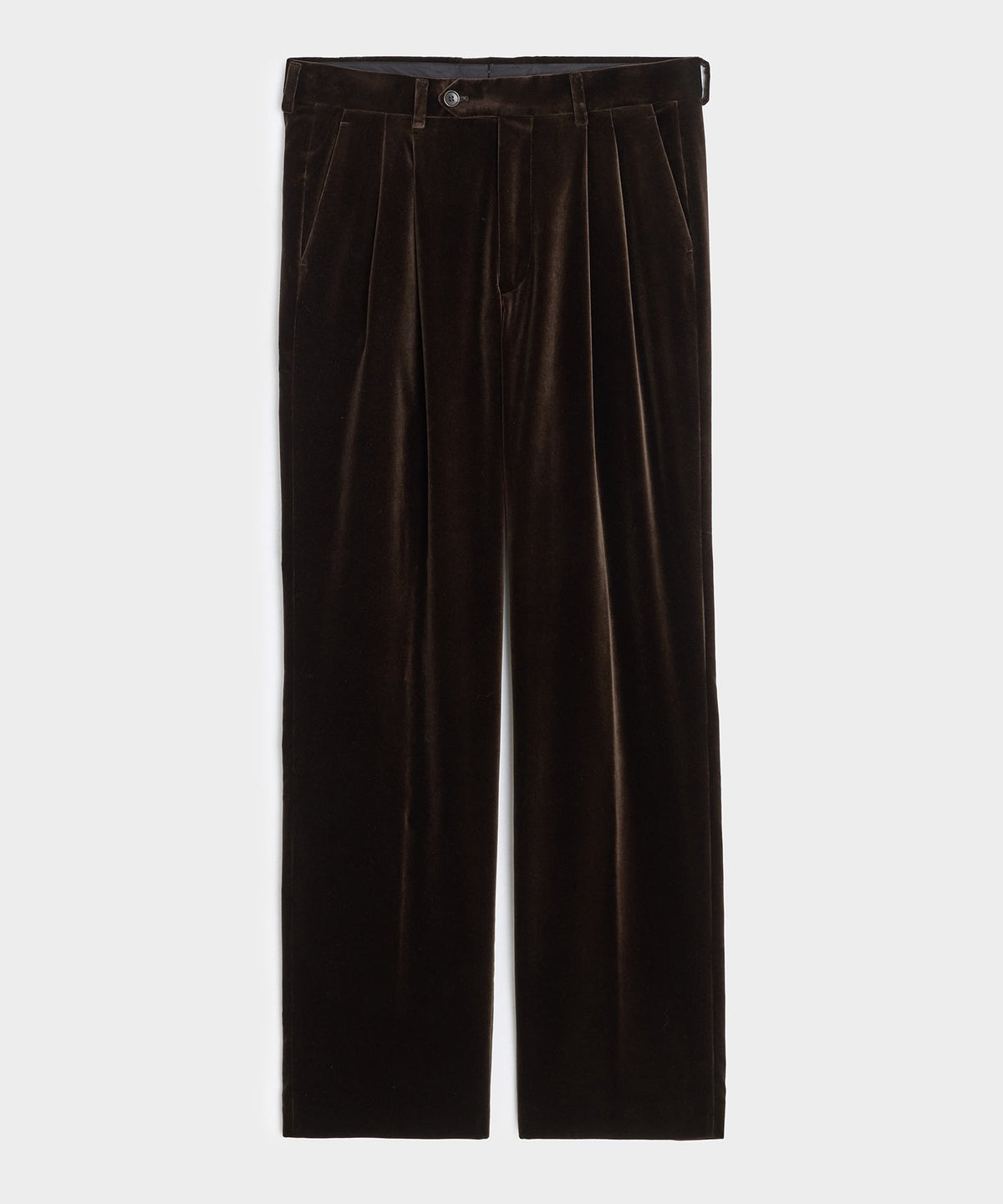Todd Snyder Italian Velvet Wythe Trouser - Brown