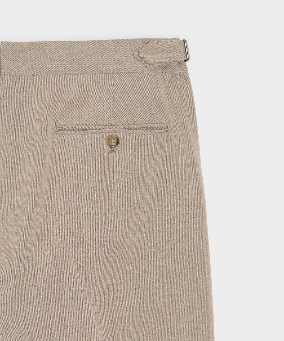 Todd Snyder Italian Cavalry Twill Side Tab Trouser - Tan