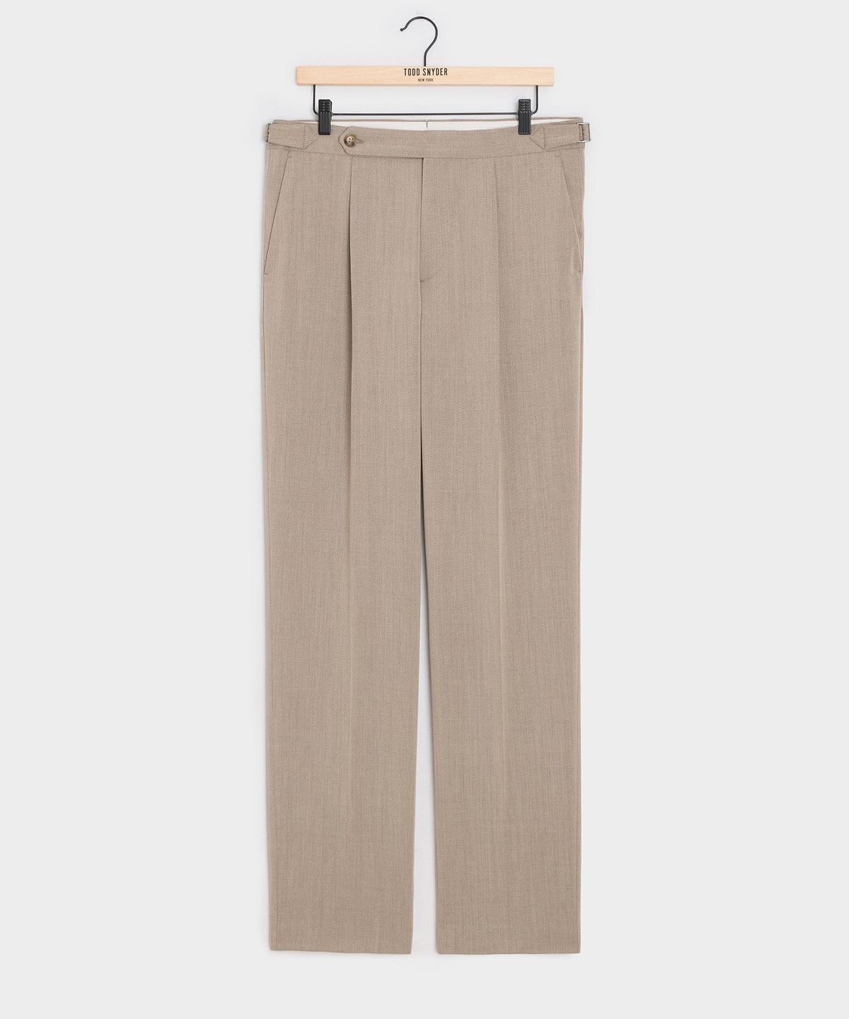 Todd Snyder Italian Cavalry Twill Side Tab Trouser - Tan