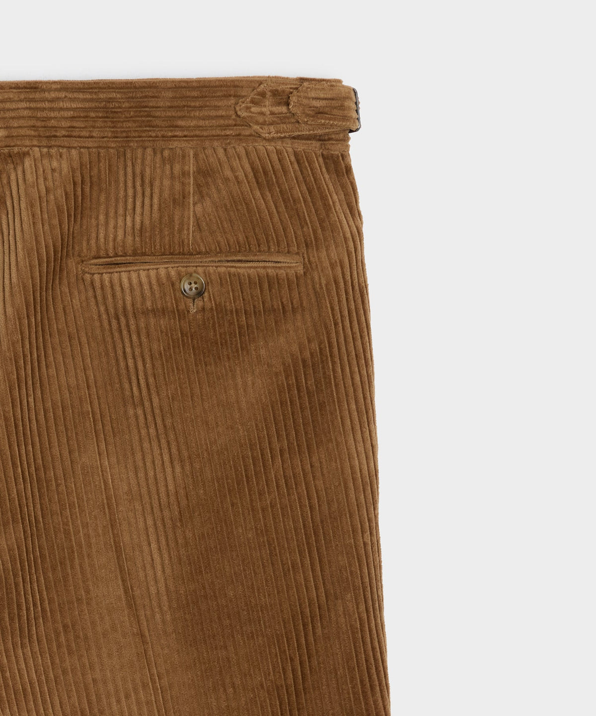 Todd Snyder Italian Wide Wale Corduroy Side Tab Trouser - Brown
